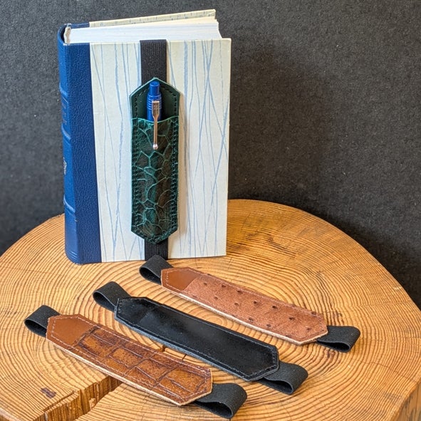 Nahkainen kyn&auml;tasku