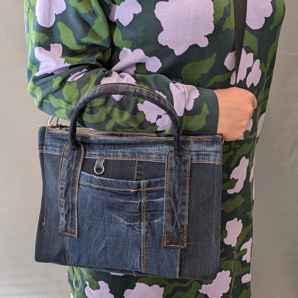 P&auml;iv&auml; -farkkulaukku